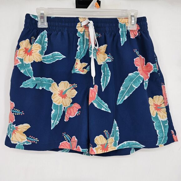 Chubbies Swim Trunks Mens Medium Shorts Lined Floral Beach Summer Pool M - Picture 1 of 14